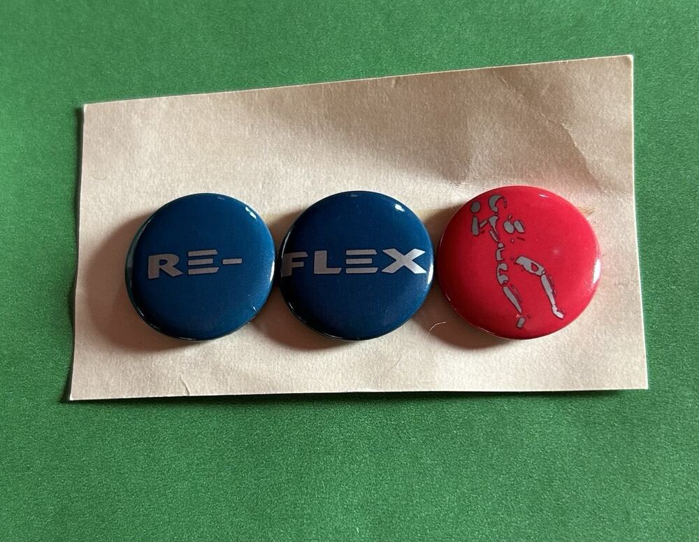 Re-Flex - Duran Duran RARE promo button set '83 Reflex - 80s Concert Set